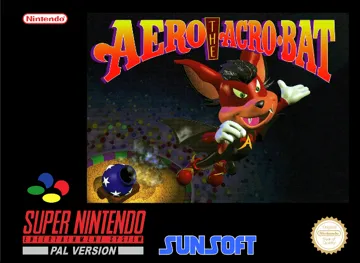 Aero the Acro-Bat (Europe) box cover front